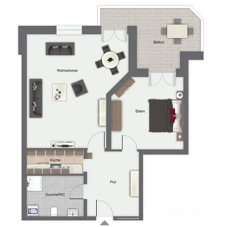 Apartman Fritz-reuter-weg 2 06 *